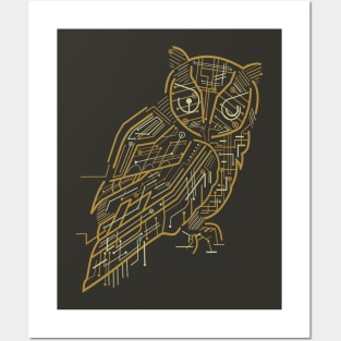 Cyber Owl Posters and Art